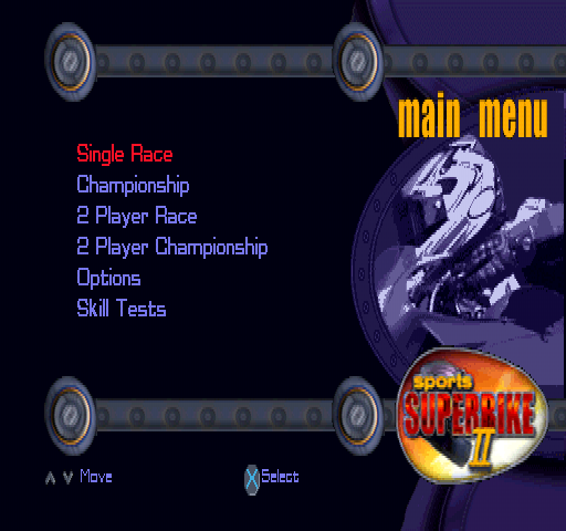 Sports Superbike screenshot 4 for Playstation